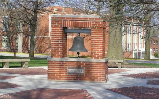 A Bronze Bell of '48 was a gift from the Class of 1948 to honor the fallen soldiers who fought in World War II.