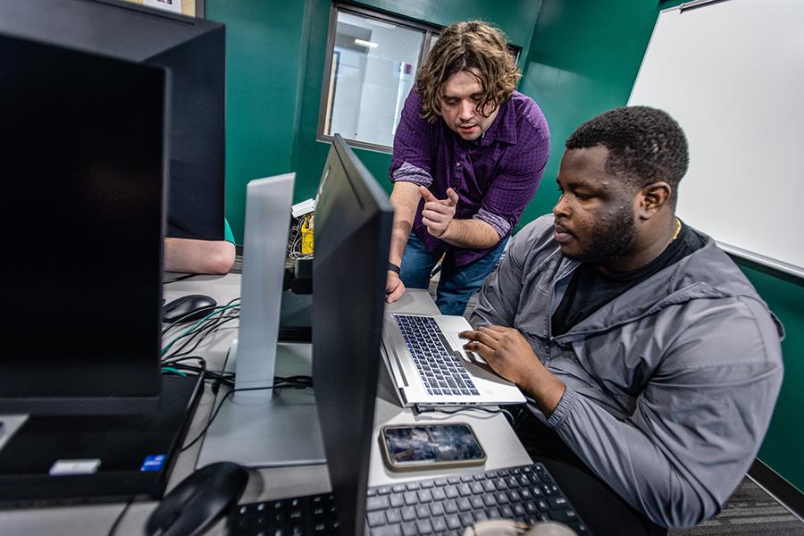 At Northwest, profession-based learning experiences help graduates get a jump-start on their careers in nearly every area of study. (Photo by Todd Weddle/Northwest Missouri State University)